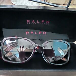 Ralph Lauren RA5130 601/13 58x16 Oversized Tortoise Gold Blue Polarized Sunglass